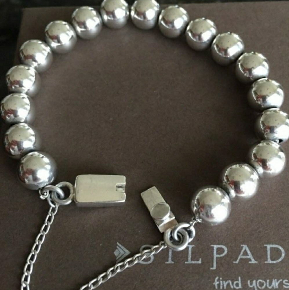 Silpada .925 Sterling Silver Bead Ball Bracelet